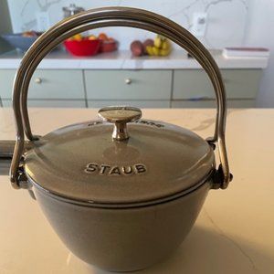 STAUB CAST IRON - TEA KETTLE, grey
